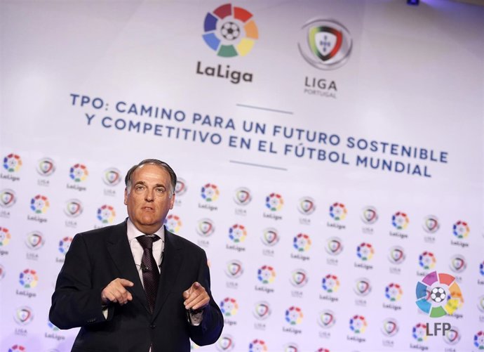 Javier Tebas, presidente de la LFP
