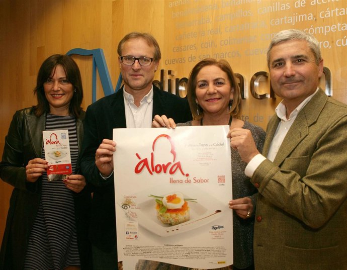 Ruta tapa álora presentación cóctel restauradores