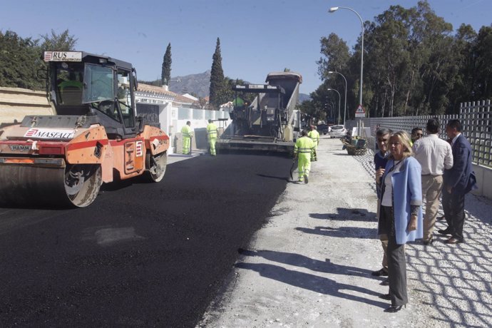 Marbella asfalto viales obras