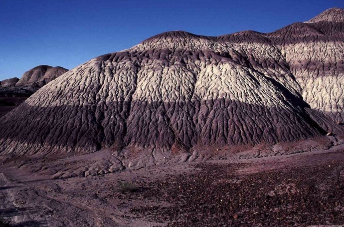 Estratos del Triásico en Arizona