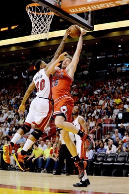 Pau Gasol en el Chicago Bulls - Miami Heat
