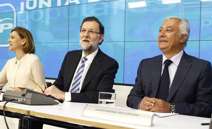 Rajoy preside la Junta Directiva Nacional del PP