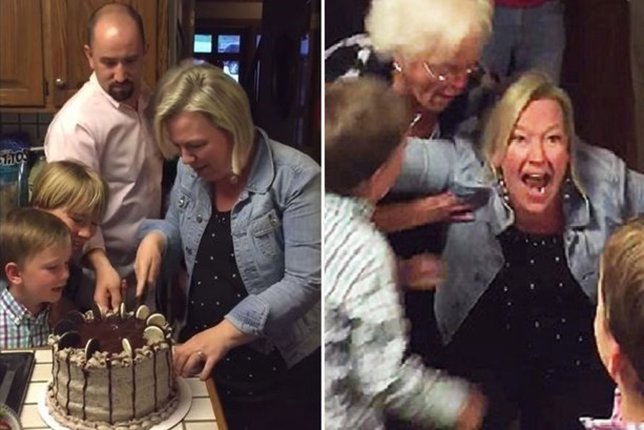 Así reacciona una madre de 6 niños cuando se entera que va a tener una niña