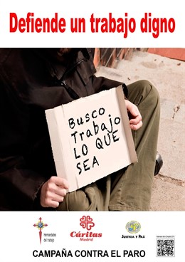 Campaña Cáritas Madrid Contra el Paro
