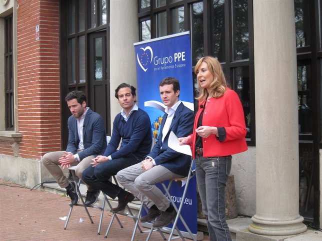 Borja Semper, Pablo Zalba, Pablo Casaso y Ana Beltrán.