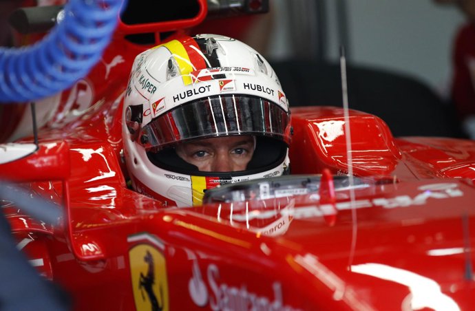 Sebastian Vettel (Ferrari) en Malasia