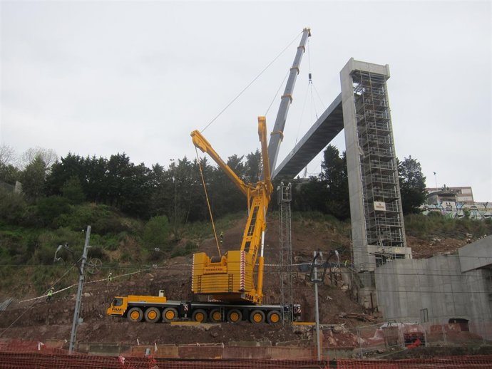 Colocación pasarela