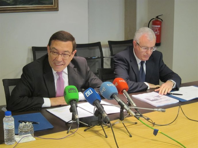 Juan Vázquez, durante la rueda de prensa. 