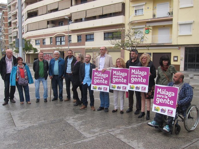 Candidatos a la Alcaldía de la capital de Málaga para la Gente 