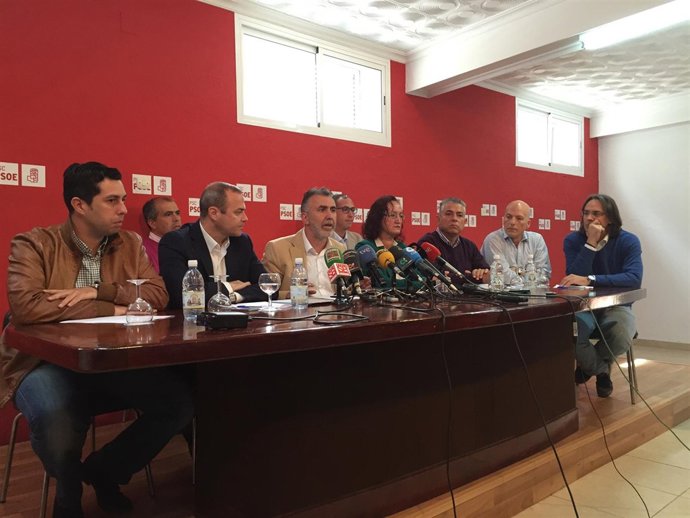 Rueda de prensa del PSOE de Gran Canaria