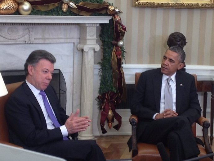 Santos y Obama hablarán de la paz en Colombia en Cumbre de Panamá