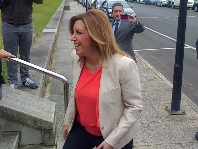 La presidenta de la Junta de Andalucía, Susana Díaz, en Córdoba