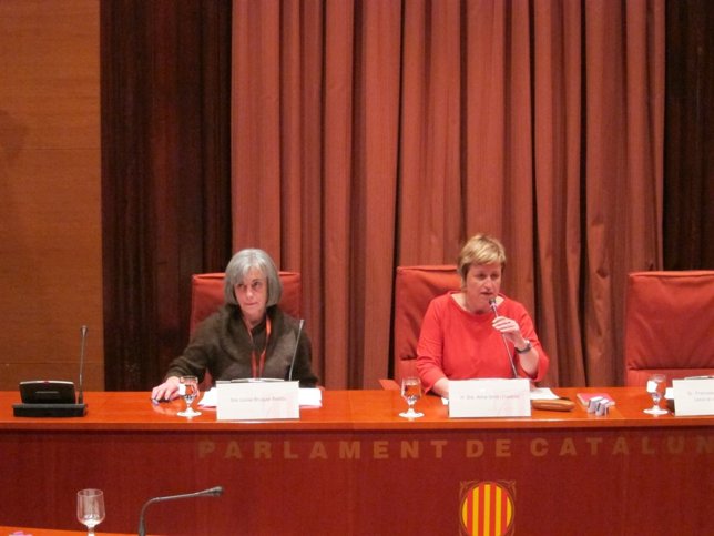 Lluïsa Brugué (exgerente PSC) Anna Simó (ERC)