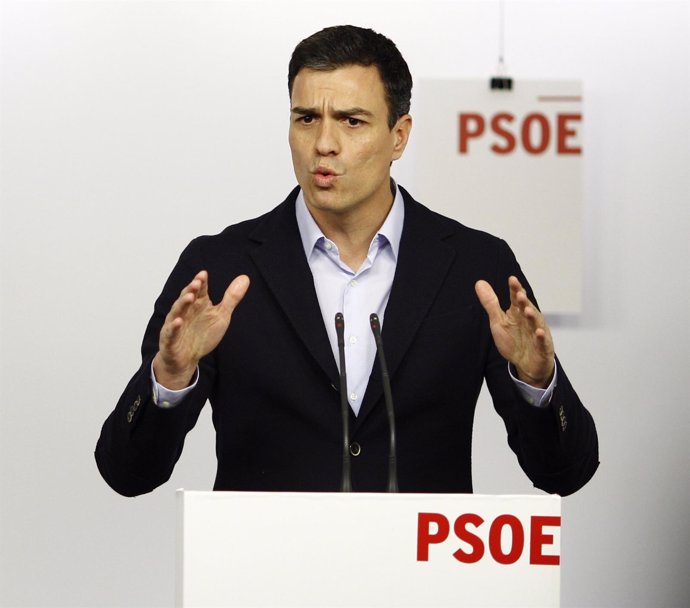 Pedro Sánchez tras la Ejecutiva Federal del PSOE