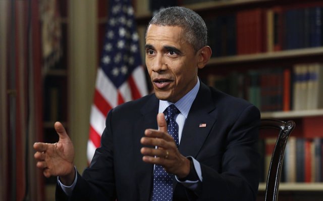 El presidente estadounidense, Barack Obama, en una entrevista en la Casa Blanca