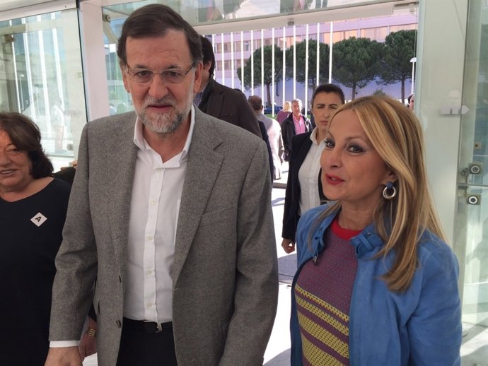 Mariano Rajoy y Australia Navarro