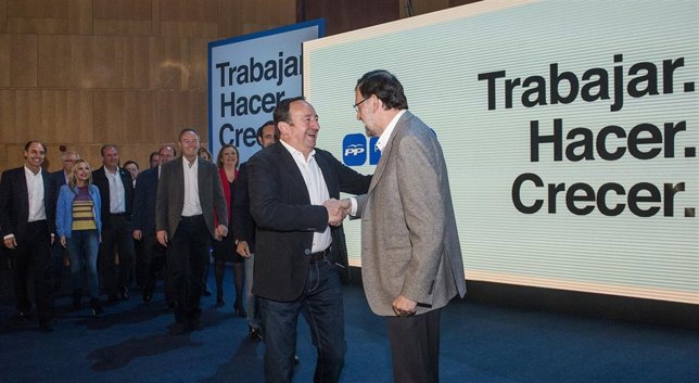 Pedro Sanz y Mariano Rajoy