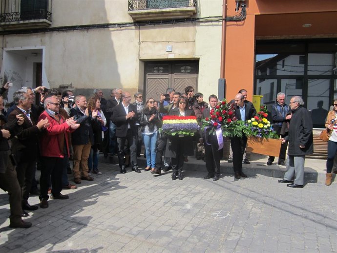 Homenaje a los asesinados en 1936.