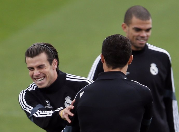 Real Madrid Gareth Bale Cristiano Ronaldo Pepe