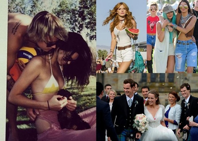 Coachella 2015, el tonteo Justin Bieber con Kendall Jenner boda de Andy Murray