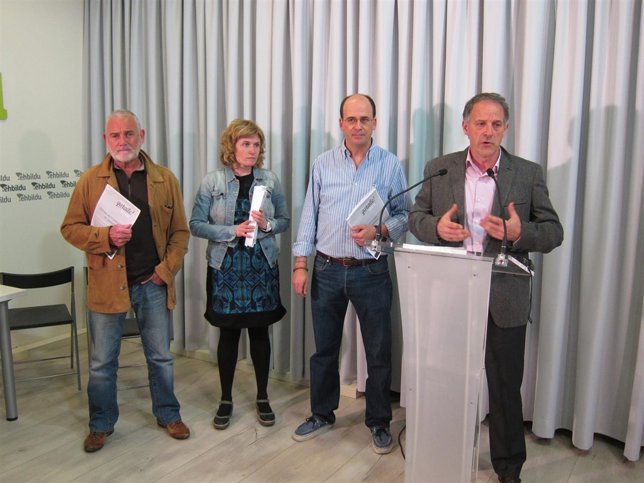 Adolfo Araiz y Patxi Zamora, reunión EH Bildu-Kontuz.