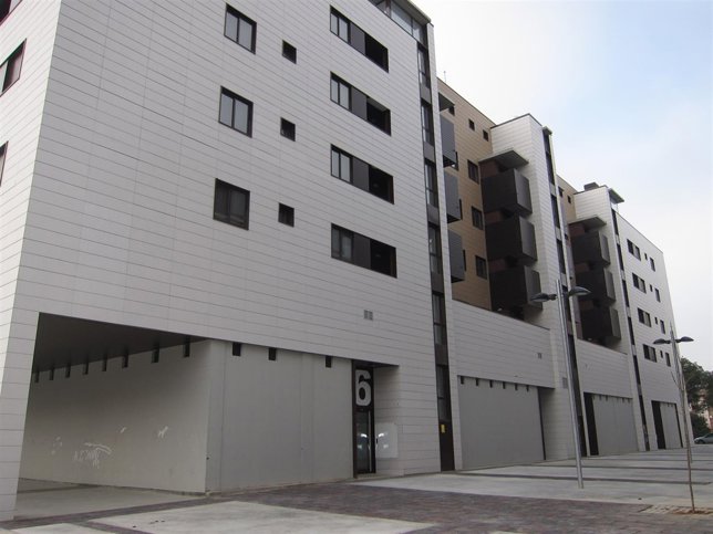 Bloque de pisos en el zaragozano barrio de Torrero, vivienda