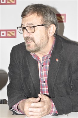 El secretario general de CC.OO.-Aragón, Julián Buey.