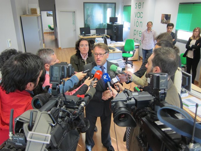 Del Moral en el Centro de Control y Conservación de Presas de Mérida