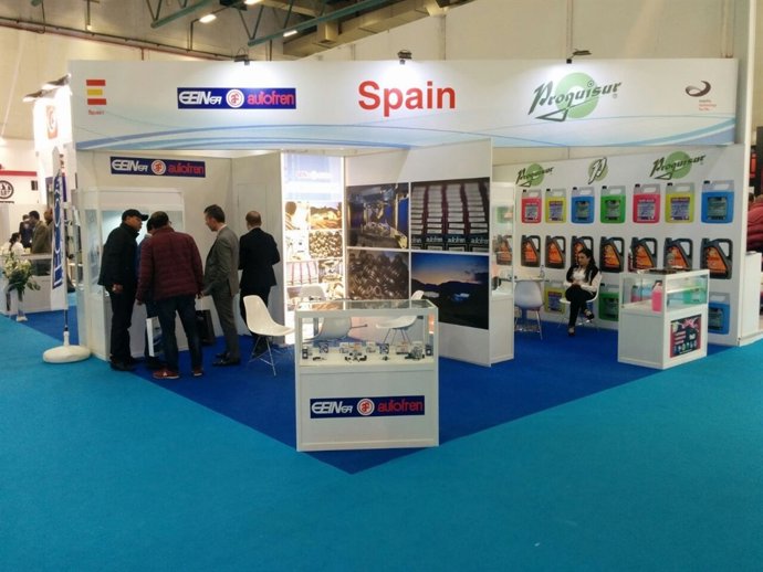 Stand de Sernauto en la feria Automechanika Istanbul