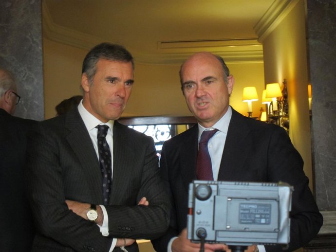 Borja García Nieto y Luis de Guindos