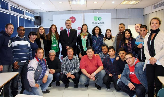 Alumnos del curso de Ecoembes y Fundación Integra