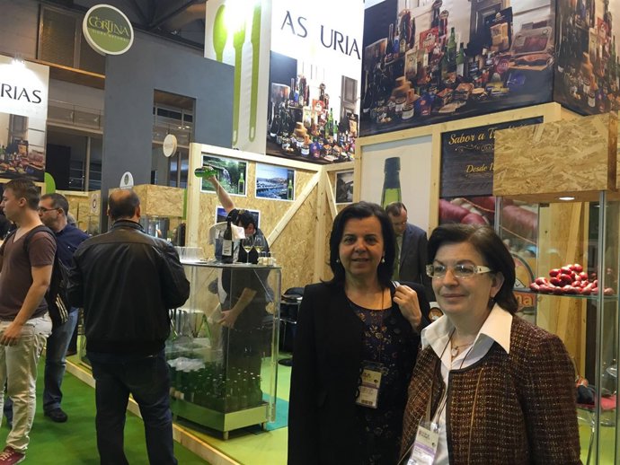 María Jesús Álvarez en el salón del Club de Gourmets, Madrid.