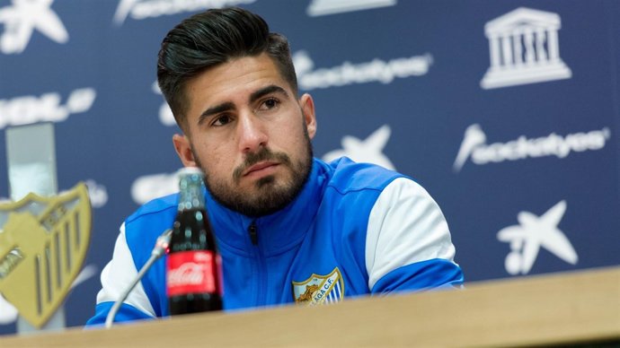 Samuel García, jugador del Málaga