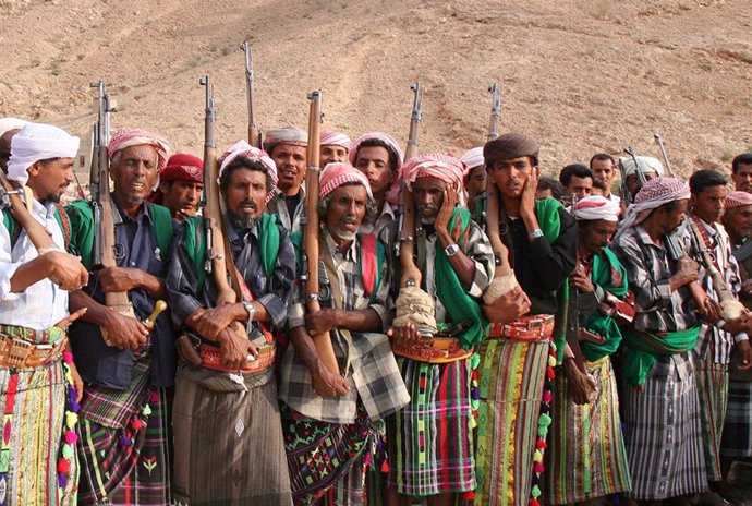 Milicias tribales de la provincia yemení de Hadramut