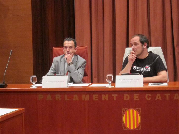 Josep Mayola (Servitransfer) y D.Fernández (CUP)