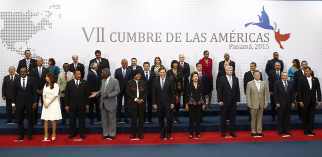 Jefes de Estado asistentes a la VII Cumbre de las Américas