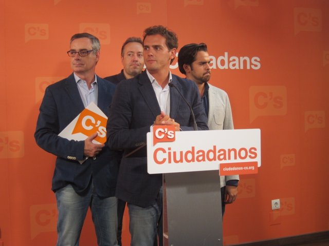 Albert Rivera,José Manuel Villegas,Juan Carlos Girauta,Fernando de Páramo (C's)