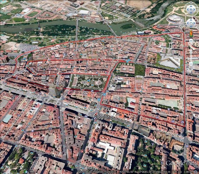 Recorrido de la Carrera de la Mujer