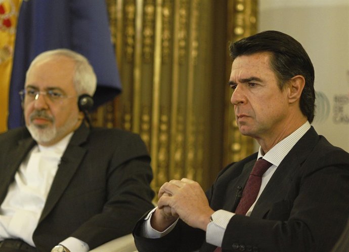 José Manuel Soria y el ministro de Exteriores de Irán, Mohamed Yavad Zarif