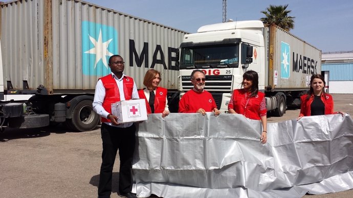 Cruz Roja envía dos contenedores a las víctimas de Irak