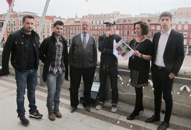 De la Riva, Erentxun y Cantalapiedra con Sharon Bates y Olivar 