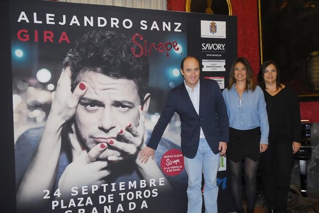 Presentación concierto Alejandro Sanz
