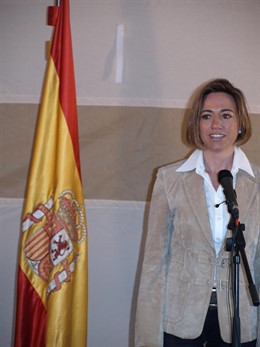 Visita de Carme Chacón a Salamanca en 2011   