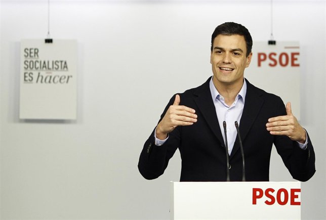 Pedro Sánchez tras la Ejecutiva Federal del PSOE