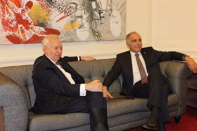 Ministro J.M.García-Margallo y su homólogo marroquí S.Mezouar