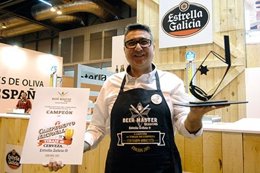 Javier Sánchez, mejor tirador de cerveza