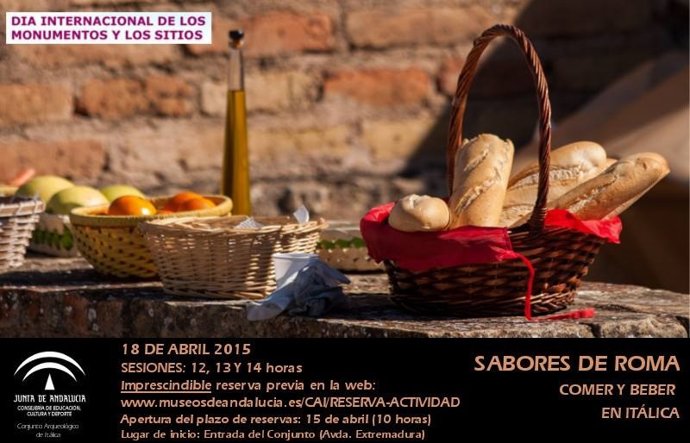 Cartel con sabor a Roma en Itálica.