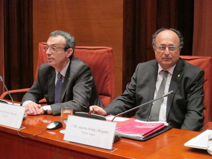 Jordi Pons y Jaume Amat (Sindicatura de Cuentas)