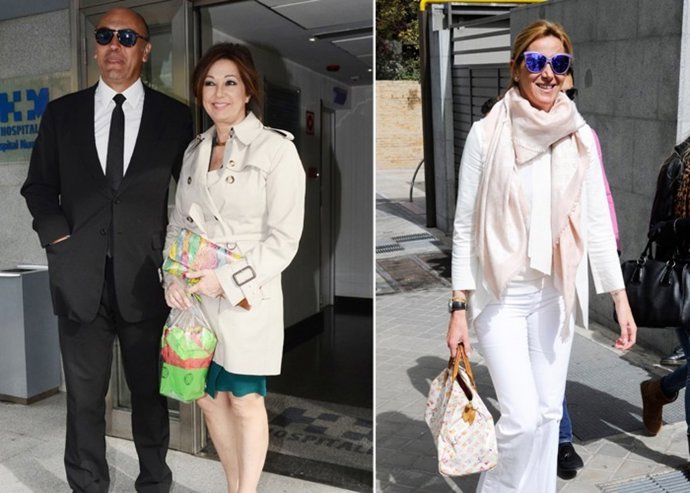 Ana Rosa Quintana y Alejandra Prat, al lado de Joaquín Prat en su feliz momento