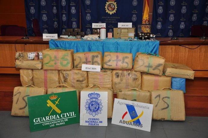 Desarticulado un grupo dedicado a la introducción de drogas en Canarias